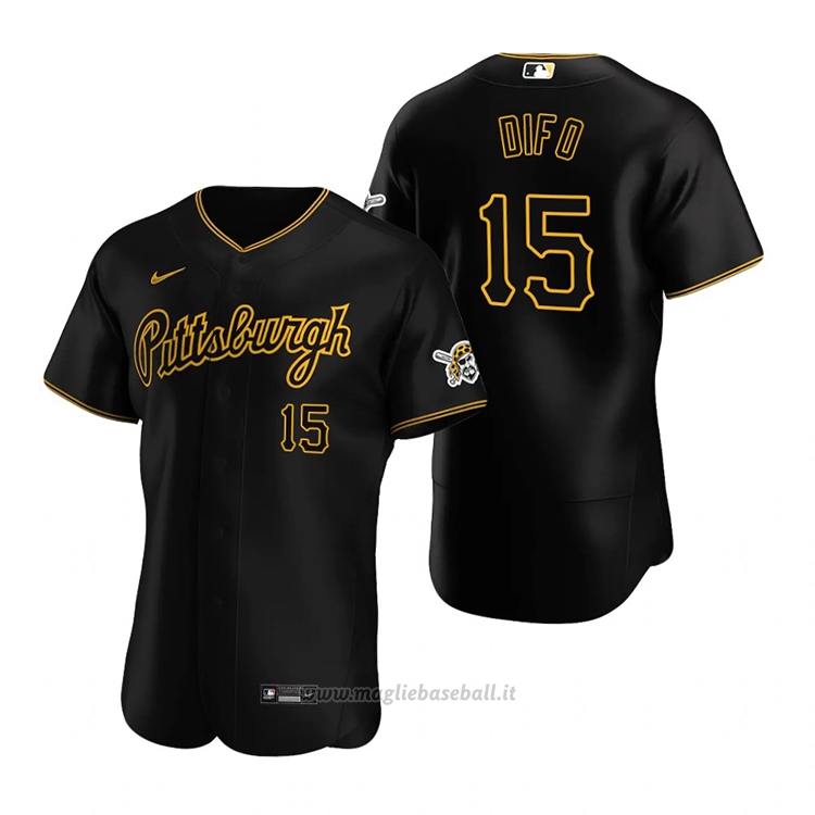 Maglia Baseball Uomo Pittsburgh Pirates Wilmer Difo Autentico Alternato Nero